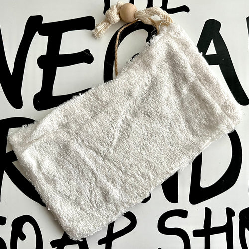 Nature Soap Bag - Soft Bamboo Flannel