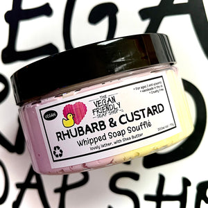 Rhubarb & Custard - Luxury Whipped Soap Soufflé, with Shea Butter 115g of