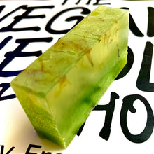 Load image into Gallery viewer, Fresh Cut Grass, with Calendula Petals - Théo’s Planet Soap Bar 110g