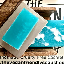 Load image into Gallery viewer, Cool Angel, with sparkling Mica - Théo’s Planet Soap Bar 110g