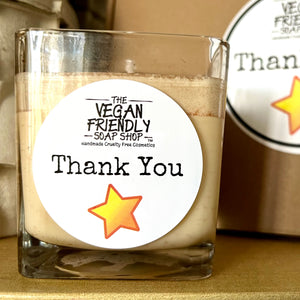 Thank You (Vanilla Shortbread Fragrance) - Soy Wax Candle 390g