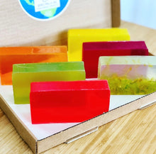 Load image into Gallery viewer, Letterbox Friendly, &#39;Thank You&#39; Random Six Soap Bar Gift Set - Théo&#39;s Planet