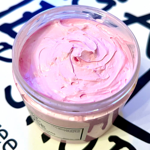 CANDY SOUFFLE, Fluffy Whipped Soap, Pink Body Frosting