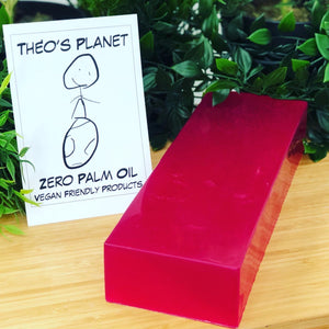 Raspberry, with real Raspberry Seed Oil - Théo’s Planet Soap Bar 110g