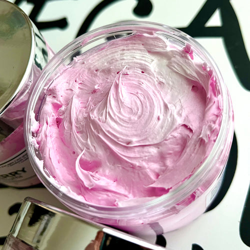 Raspberry Fragrance - Luxury Whipped Soap Soufflé, with Shea Butter